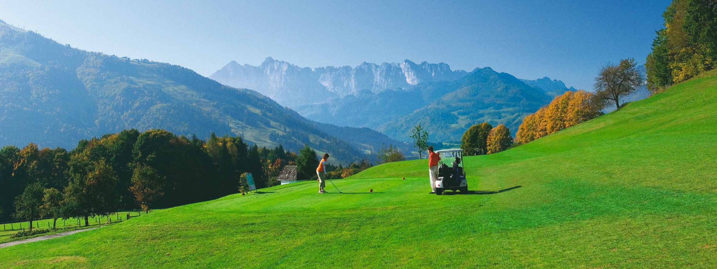 Golfplatz in unmittelbarer Nähe ©Golfclub Reit im Winkl Kössen